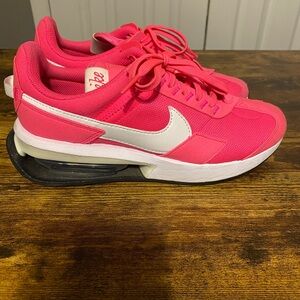 Nike Women's Pink and White Sneakers